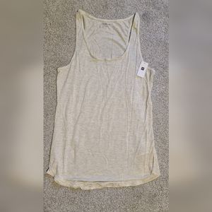 Gapbody Pure Body Tank Top in White Heather